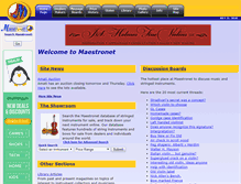 Tablet Screenshot of maestronet.com